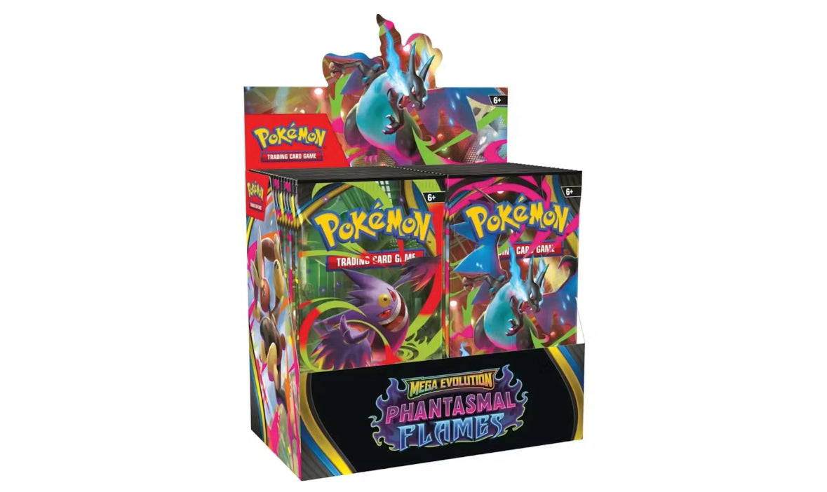 Pokemon Mega Evolution Booster Box Phantasmal Flames